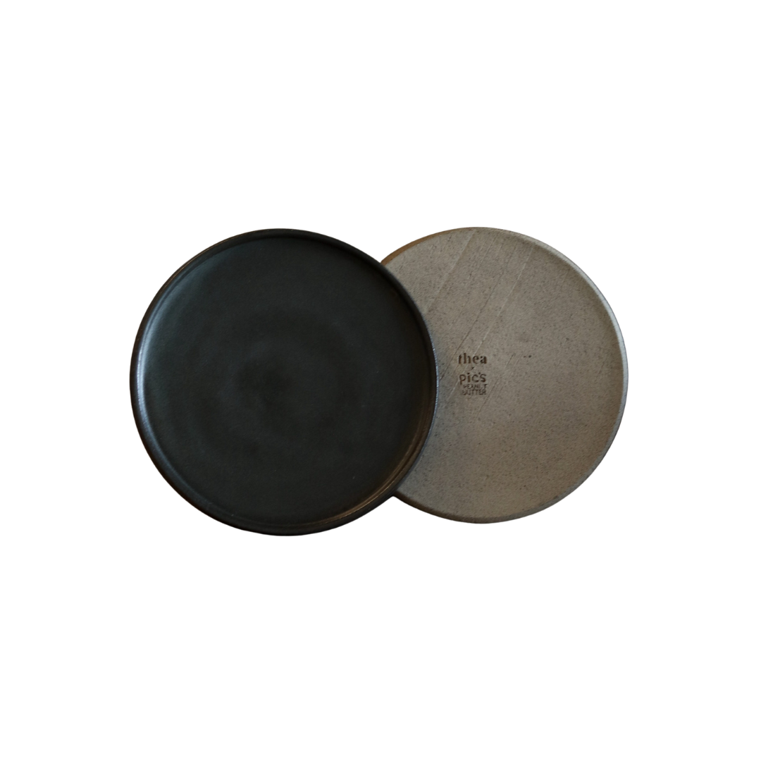 Thea Ceramics x Pic's Peanut Butter Side plate - Tōrea pango