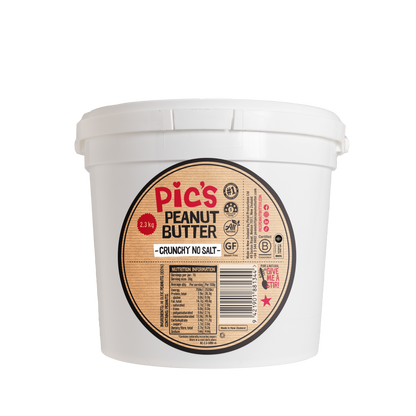Pic's Peanut Butter Crunchy No Salt 2.3kg pail