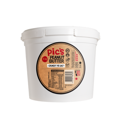 Pic's Peanut Butter Crunchy No Salt 5kg pail