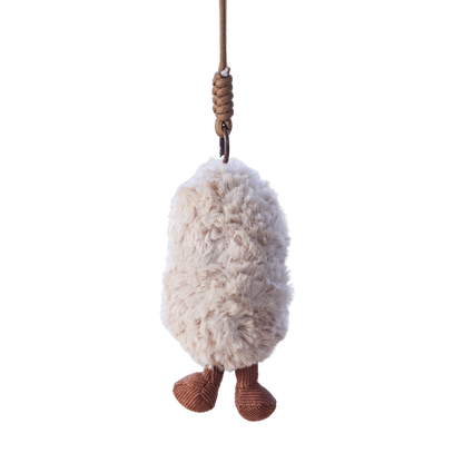 Fluffy Peanut Bag Charm