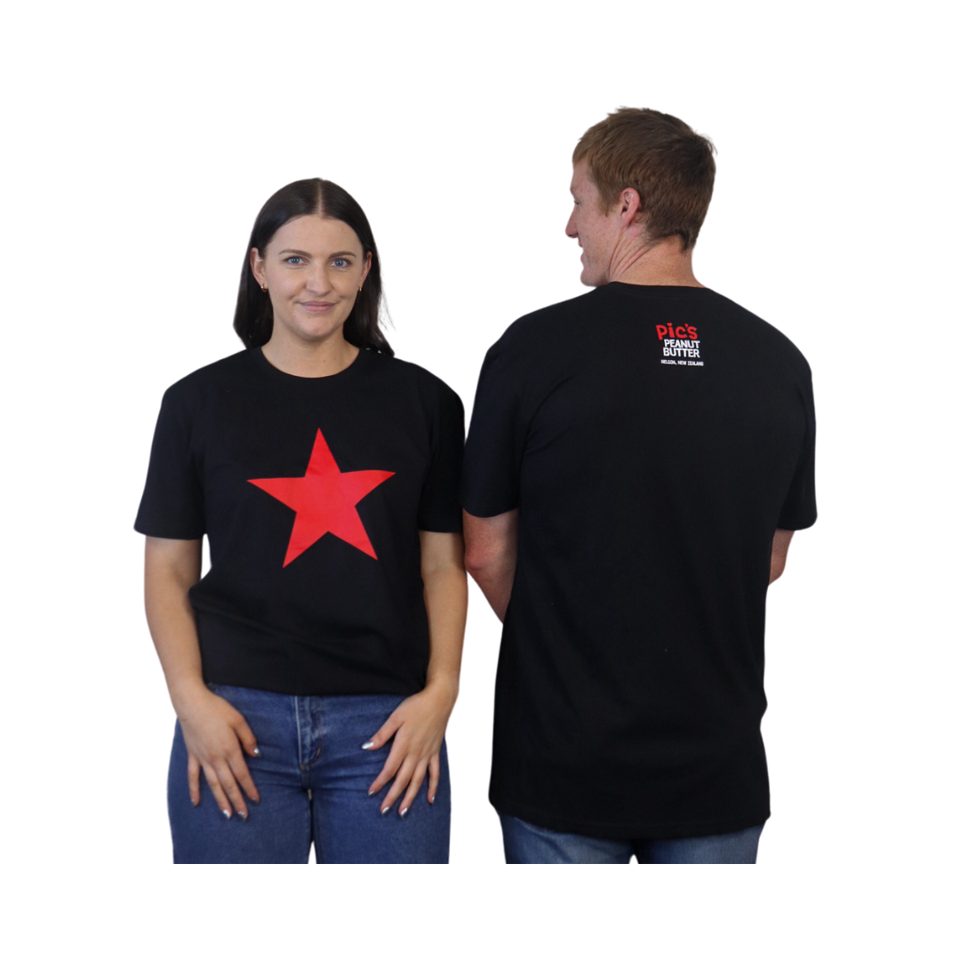 Red star T-Shirt - Black