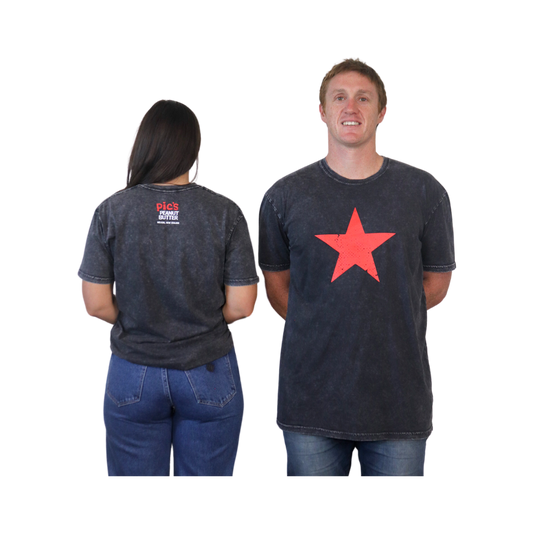 Red Star T-shirt - Stonewash