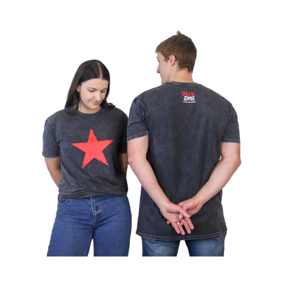 Red Star T-shirt - Stonewash